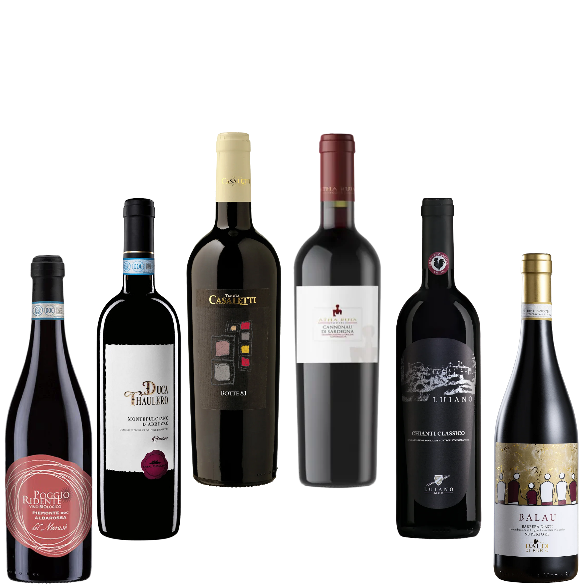 Smagekassen med Italienske rødvine – Wine N' Fun WEB ApS